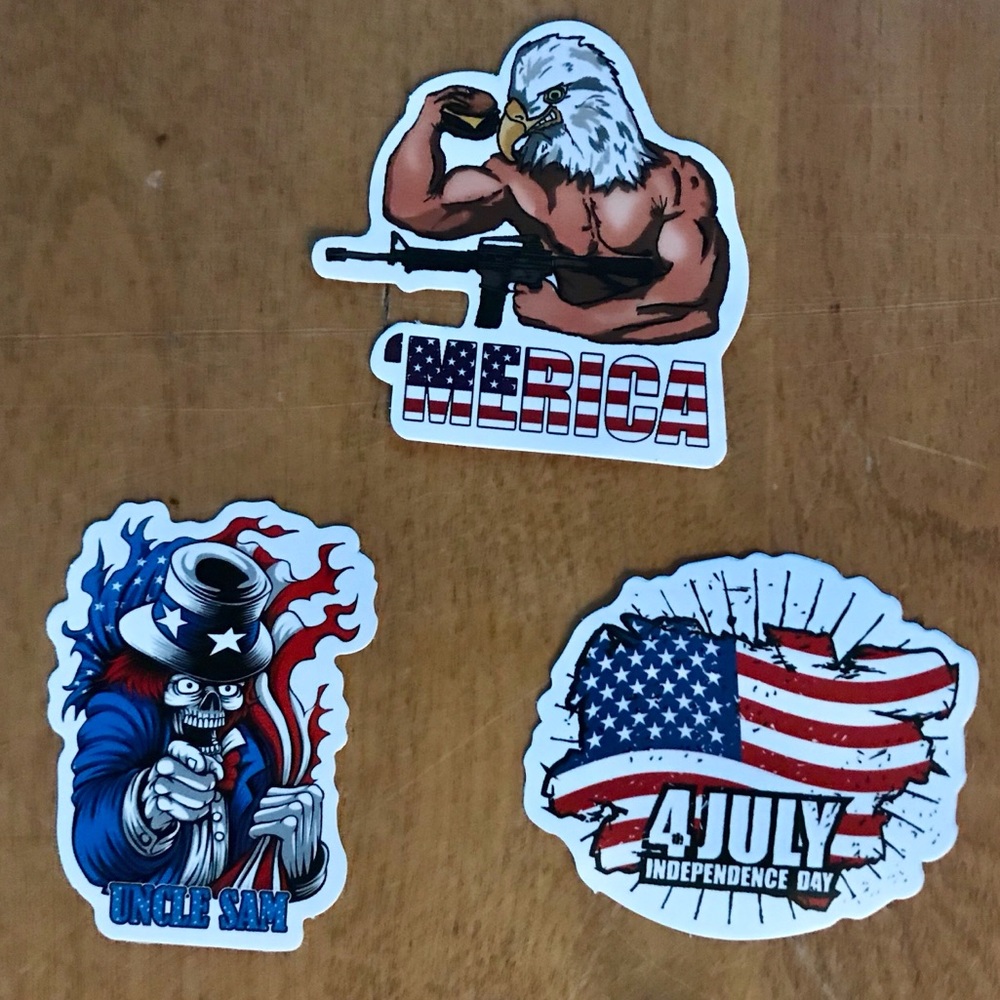 9 USA Sticker bundle #3 🇺🇸 - Picture 2 of 4